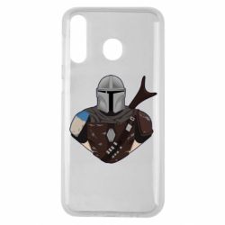 Чехол для Samsung M30 Bust of Mandalorian - PrintSalon