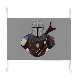 Флаг Bust of Mandalorian - PrintSalon