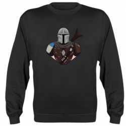 Cвитшот Bust of Mandalorian - PrintSalon