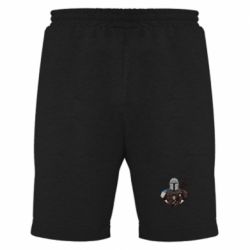 Мужские шорты Bust of Mandalorian - PrintSalon