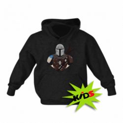 Детское худи Bust of Mandalorian - PrintSalon