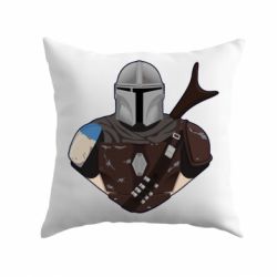 Подушка Bust of Mandalorian - PrintSalon