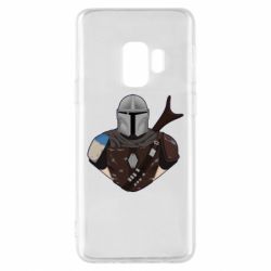 Чехол для Samsung S9 Bust of Mandalorian - PrintSalon