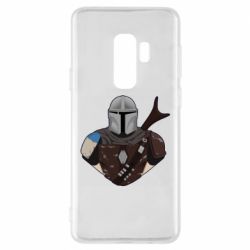 Чехол для Samsung S9+ Bust of Mandalorian - PrintSalon