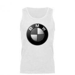 Мужская майка BMW Black & White - PrintSalon