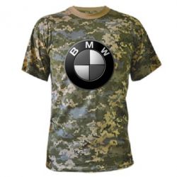 Камуфляжная футболка BMW Black & White - PrintSalon