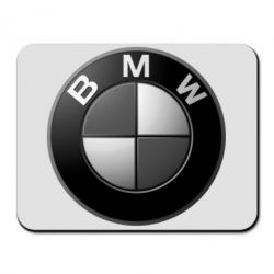 Коврик для мыши BMW Black & White - PrintSalon