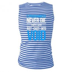 Майка-тельняшка C programmers never die they are just cast into void - PrintSalon