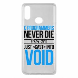 Чехол для Samsung A10s C programmers never die they are just cast into void - PrintSalon