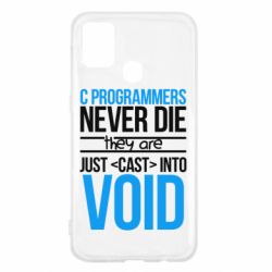Чехол для Samsung M31 C programmers never die they are just cast into void - PrintSalon