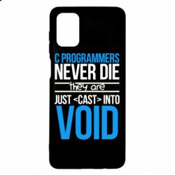 Чехол для Samsung M51 C programmers never die they are just cast into void - PrintSalon