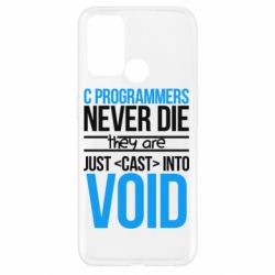 Чехол для Oppo A52/A72/A92 C programmers never die they are just cast into void - PrintSalon