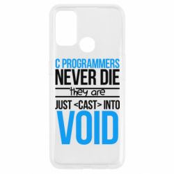 Чехол для Oppo A53/A32/A33 C programmers never die they are just cast into void