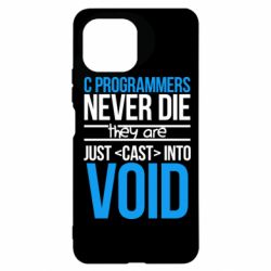 Чехол для Xiaomi Mi11 Lite C programmers never die they are just cast into void - PrintSalon