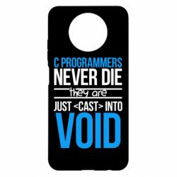 Чехол для Xiaomi Redmi Note 9 5G/Redmi Note 9T C programmers never die they are just cast into void