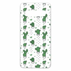Чохол для Samsung S10 Cactus and heart - PrintSalon