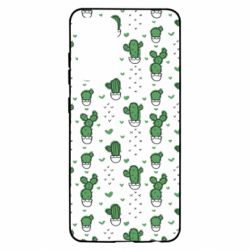 Чохол для Samsung A52 5G Cactus and heart - PrintSalon