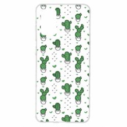 Чохол для Samsung S20+ Cactus and heart - PrintSalon