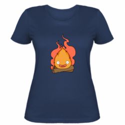 Жіноча футболка Calcifer vector - PrintSalon
