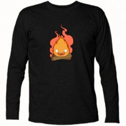 Футболка з довгим рукавом Calcifer vector - PrintSalon