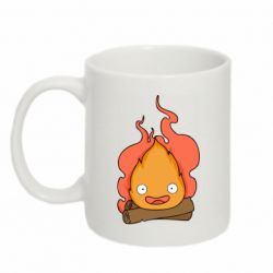 Чашка 320ml Calcifer vector - PrintSalon