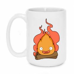 Чашка 420ml Calcifer vector - PrintSalon