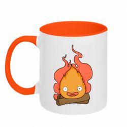 Чашка двокольорова Calcifer vector - PrintSalon