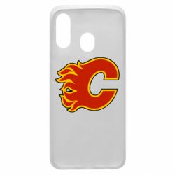 Чехол для Samsung A40 Calgary Flames - PrintSalon