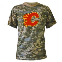 Камуфляжная футболка Calgary Flames - PrintSalon