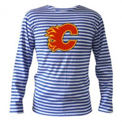 Тельняшка с длинным рукавом Calgary Flames - PrintSalon