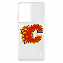 Чехол для Samsung S21 Ultra Calgary Flames - PrintSalon