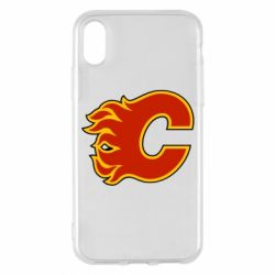 Чехол для iPhone X/Xs Calgary Flames - PrintSalon