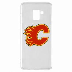 Чехол для Samsung A8+ 2018 Calgary Flames - PrintSalon