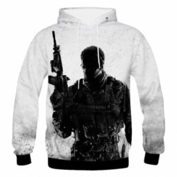 Мужское 3D худи Call of Duty and hero - PrintSalon