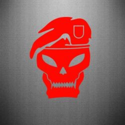 Наклейка Call of Duty Black Ops logo - PrintSalon