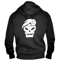 Мужское худи на молнии Call of Duty Black Ops logo - PrintSalon