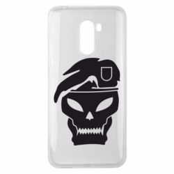 Чехол для Xiaomi Pocophone F1 Call of Duty Black Ops logo - PrintSalon