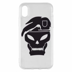 Чехол для iPhone X/Xs Call of Duty Black Ops logo - PrintSalon