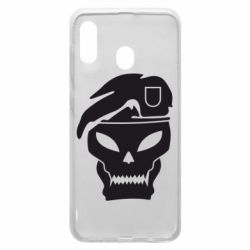 Чехол для Samsung A30 Call of Duty Black Ops logo - PrintSalon