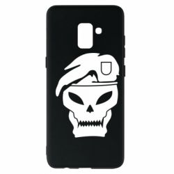 Чехол для Samsung A8+ 2018 Call of Duty Black Ops logo - PrintSalon