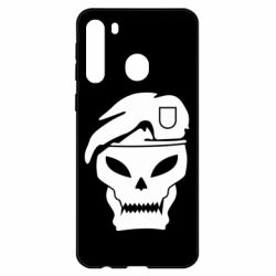 Чехол для Samsung A21 Call of Duty Black Ops logo - PrintSalon