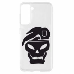 Чехол для Samsung S21 Call of Duty Black Ops logo - PrintSalon