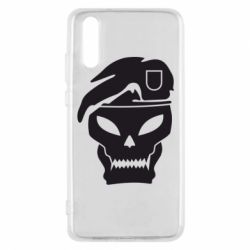 Чехол для Huawei P20 Call of Duty Black Ops logo - PrintSalon