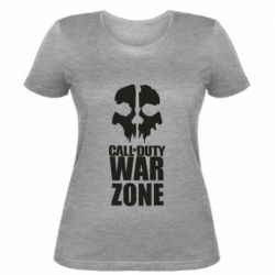 Жіноча футболка Call of duty Ghost face - PrintSalon