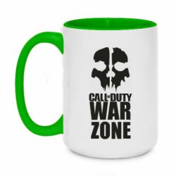 Чашка двокольорова велика Call of duty Ghost face - PrintSalon