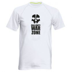 Чоловіча футболка для спорту Call of duty Ghost face - PrintSalon