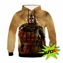 Дитяче 3D худі Call of duty Ghost - PrintSalon