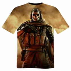 Чоловіча футболка 3D Call of duty Ghost - PrintSalon
