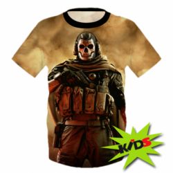 Дитяча 3D футболка Call of duty Ghost - PrintSalon