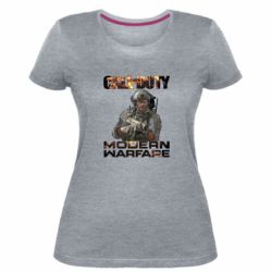 Жіноча преміум футболка Call of Duty: Modern Warfare - PrintSalon